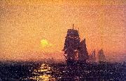 Mauritz F H Haas Into the Sunset Germany oil painting reproduction